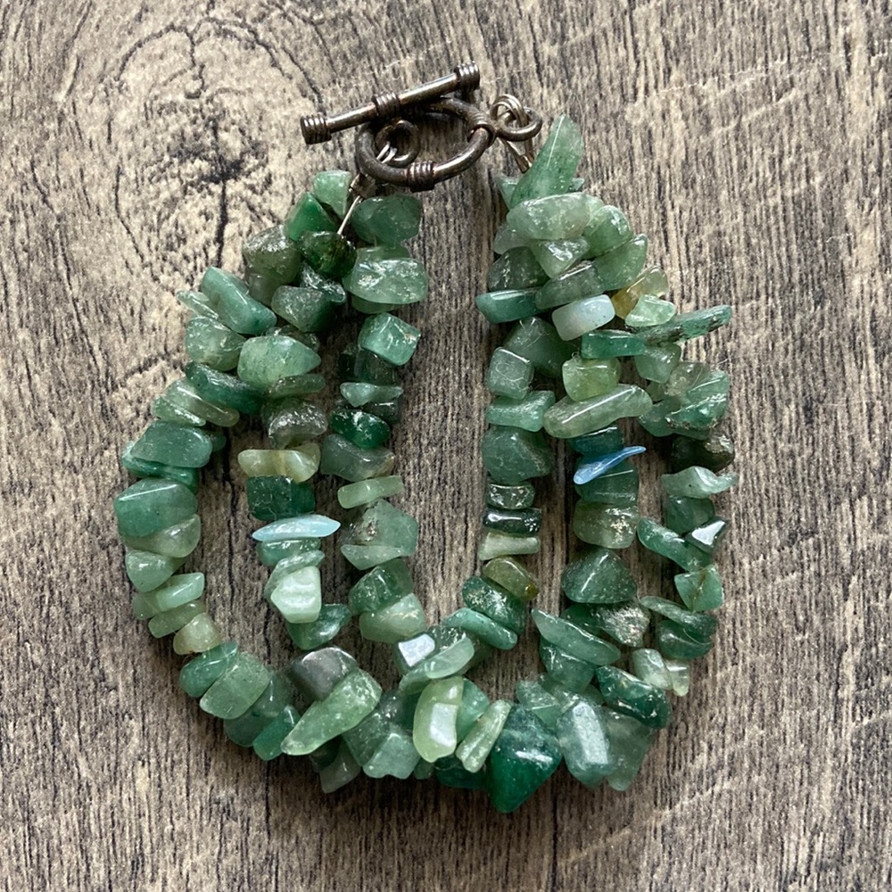 Aventurine 3 Strand Bracelet